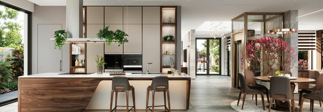 Thi c&ocirc;ng nội thất nh&agrave; bếp