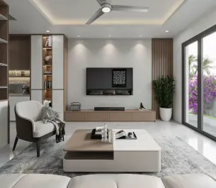 thi c&ocirc;ng nội thất ph&ograve;ng kh&aacute;ch chung cư H&oacute;c M&ocirc;n 