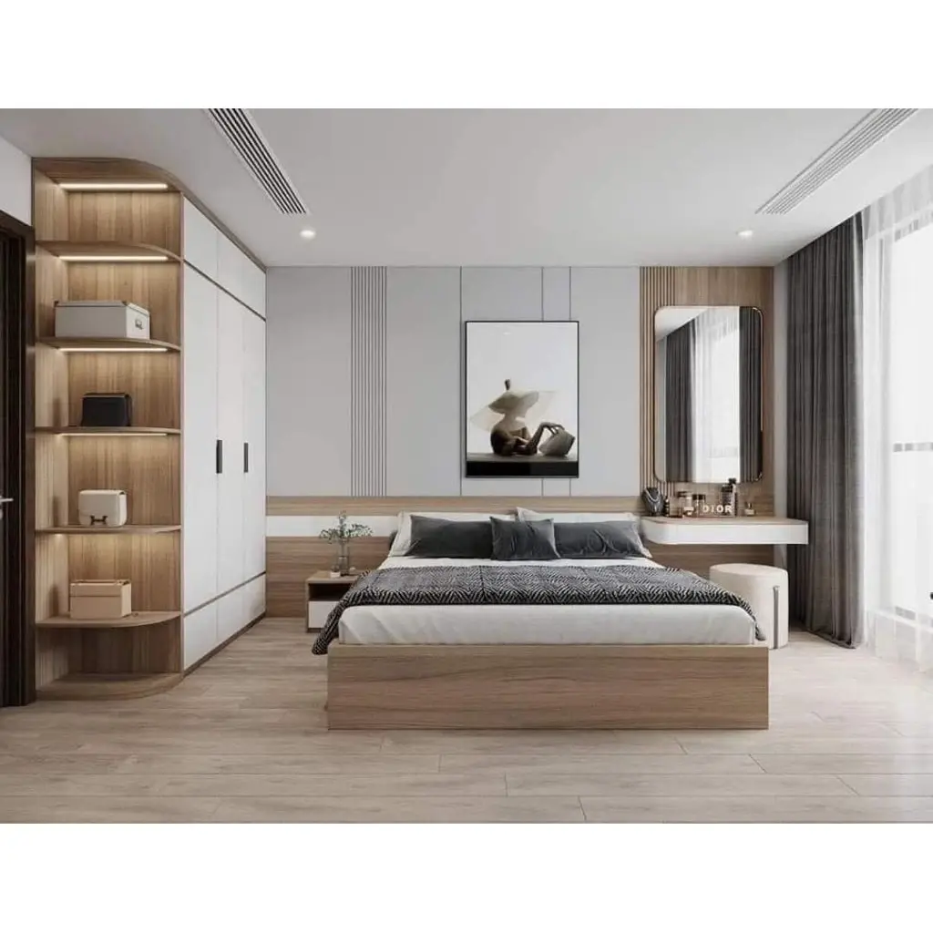 thi c&ocirc;ng nội thất căn hộ 2 ph&ograve;ng ngủ tiện nghi Quận 12