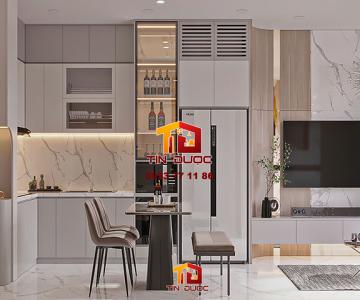 Thi c&ocirc;ng nội thất 2 ph&ograve;ng ngủ căn hộ dự &aacute;n Vinhomes Grand Park